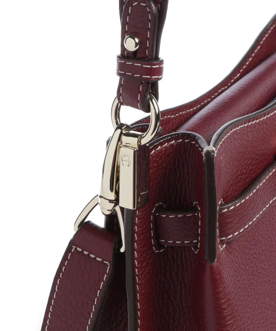 AIGNER Shoulder Bags|Hobo Bags-Farah M Hobo bag grained cow leather