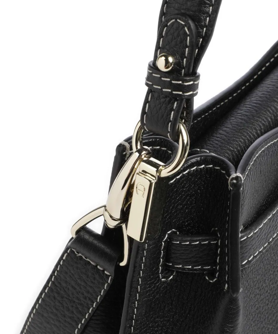 AIGNER Shoulder Bags|Hobo Bags-Farah M Hobo bag grained cow leather