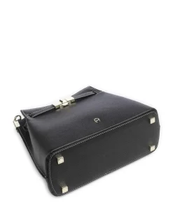 AIGNER Shoulder Bags|Hobo Bags-Farah M Hobo bag grained cow leather