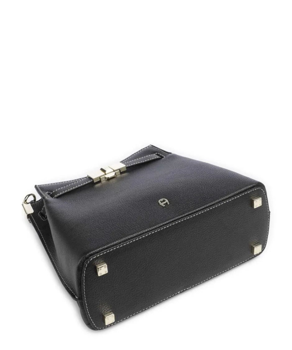 AIGNER Shoulder Bags|Hobo Bags-Farah M Hobo bag grained cow leather