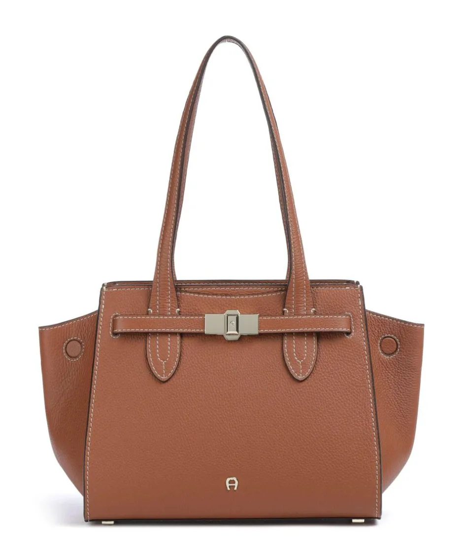 AIGNER Shoulder Bags-Farah M Shoulder bag grained cow leather
