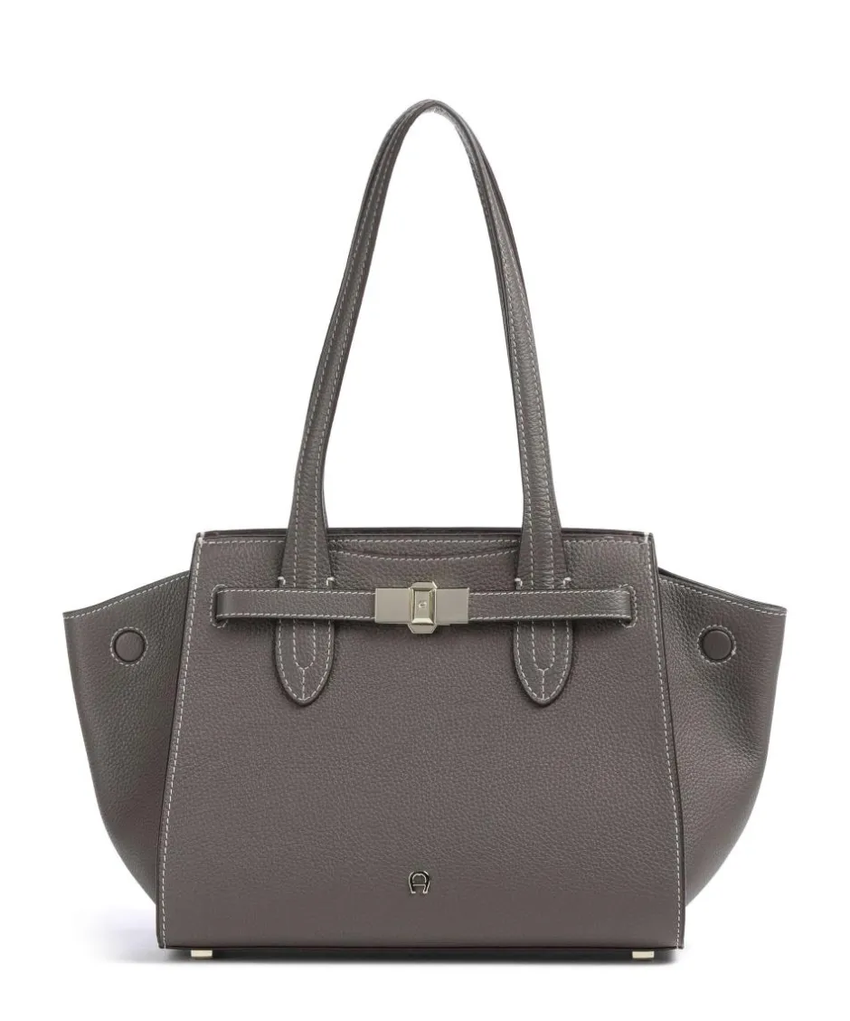 AIGNER Shoulder Bags-Farah M Shoulder bag grained cow leather