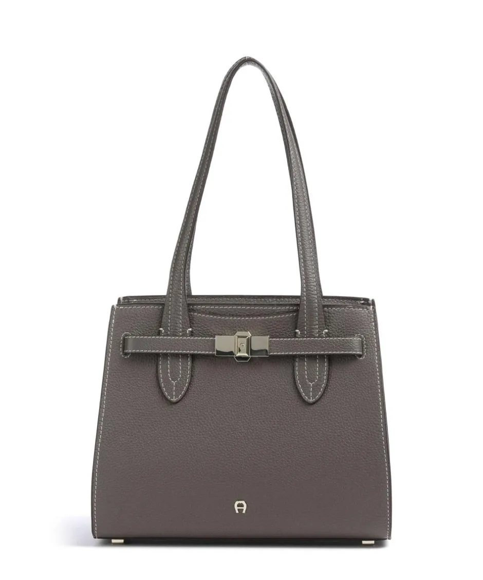 AIGNER Shoulder Bags-Farah M Shoulder bag grained cow leather