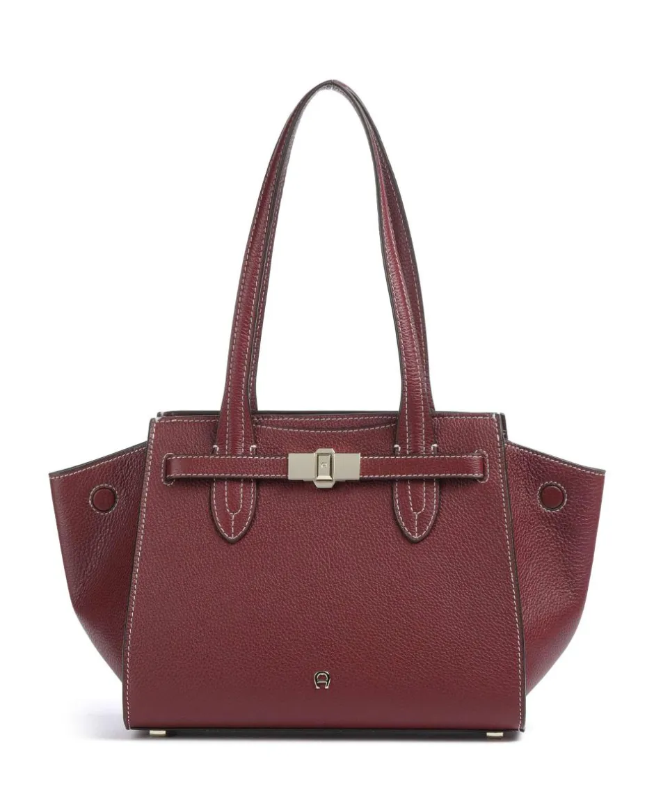 AIGNER Shoulder Bags-Farah M Shoulder bag grained cow leather