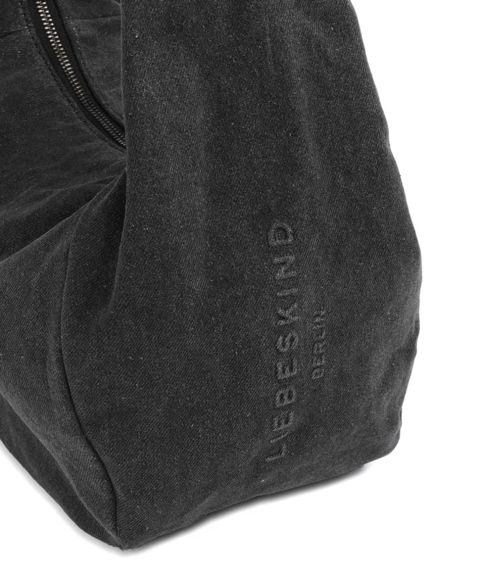 Liebeskind Shoulder Bags|Hobo Bags-Farrah Denim M Hobo bag cotton