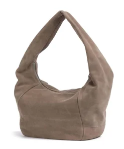 Liebeskind Shoulder Bags|Hobo Bags-Farrah Suede M Hobo bag velour leather