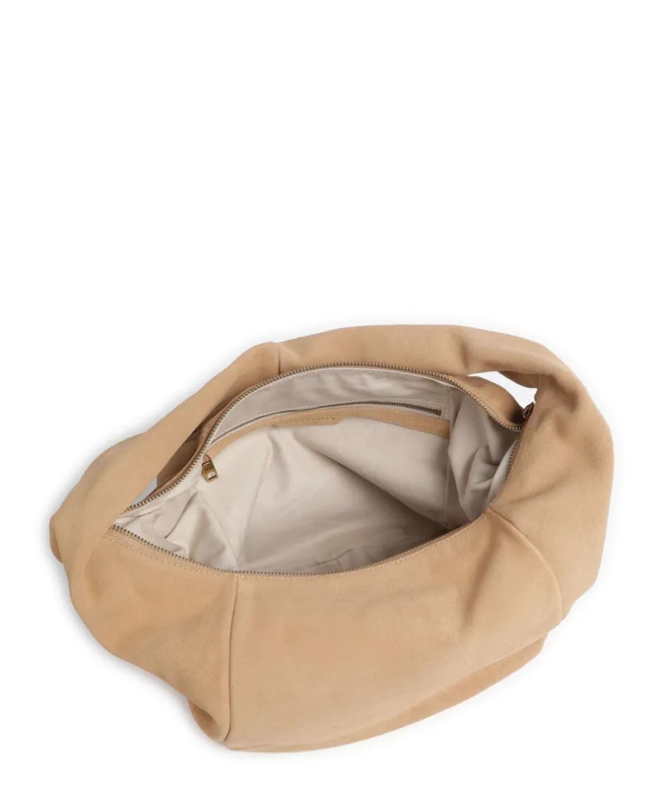 Liebeskind Shoulder Bags|Hobo Bags-Farrah Suede M Hobo bag velour leather