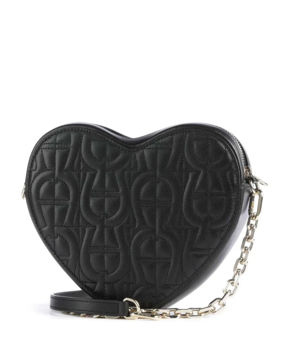 AIGNER Crossbody Bags-Fashion Crossbody bag fine grain cow leather