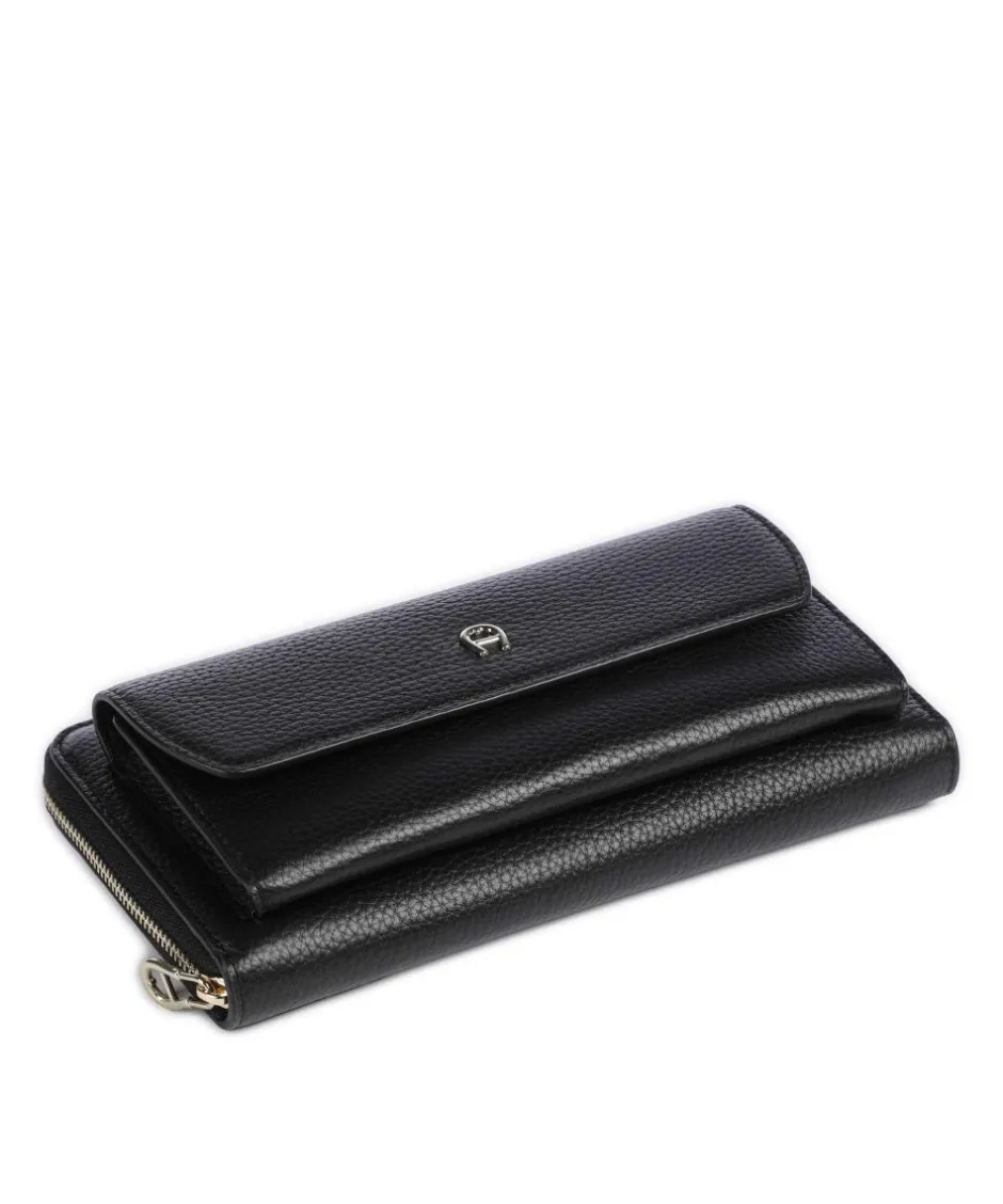 AIGNER Wallets|Crossbody Bags-Fashion Wallet grained leather