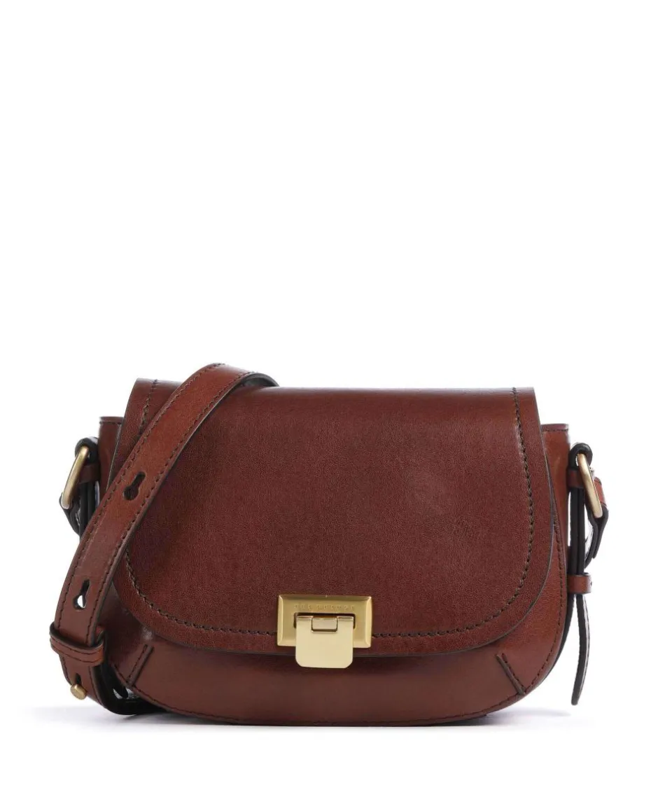 The Bridge Crossbody Bags-Federica Crossbody bag fine grain cow leather