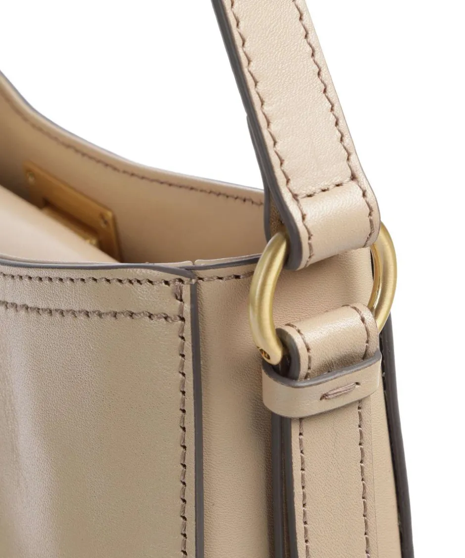 The Bridge Shoulder Bags|Hobo Bags-Federica Hobo bag fine grain cow leather