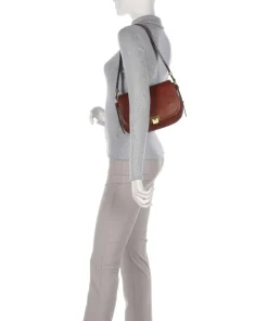 The Bridge Shoulder Bags|Crossbody Bags-Federica Shoulder bag fine grain cow leather