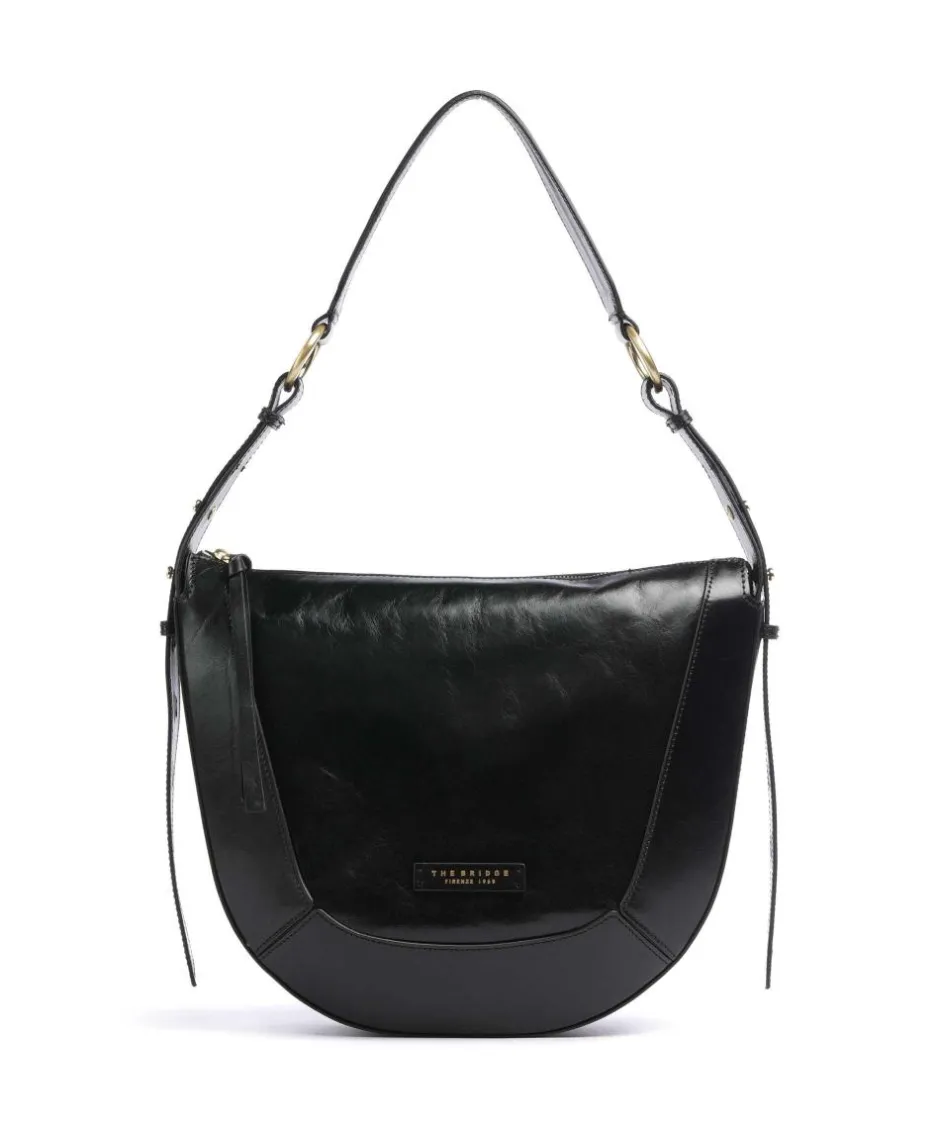 The Bridge Shoulder Bags-Fedora Shoulder bag fine grain cow leather