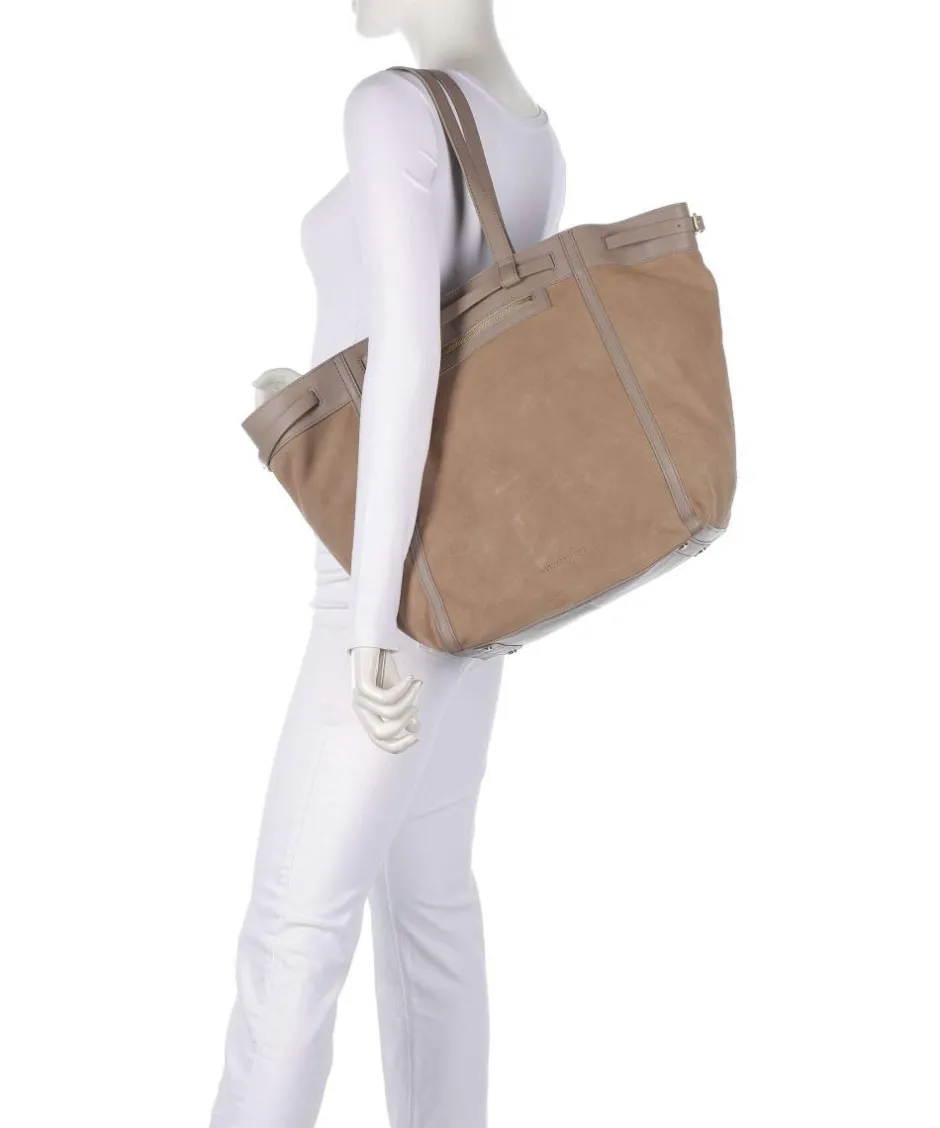 Les Visionnaires Tote Bags-Felicia Cozy Tote bag brushed leather