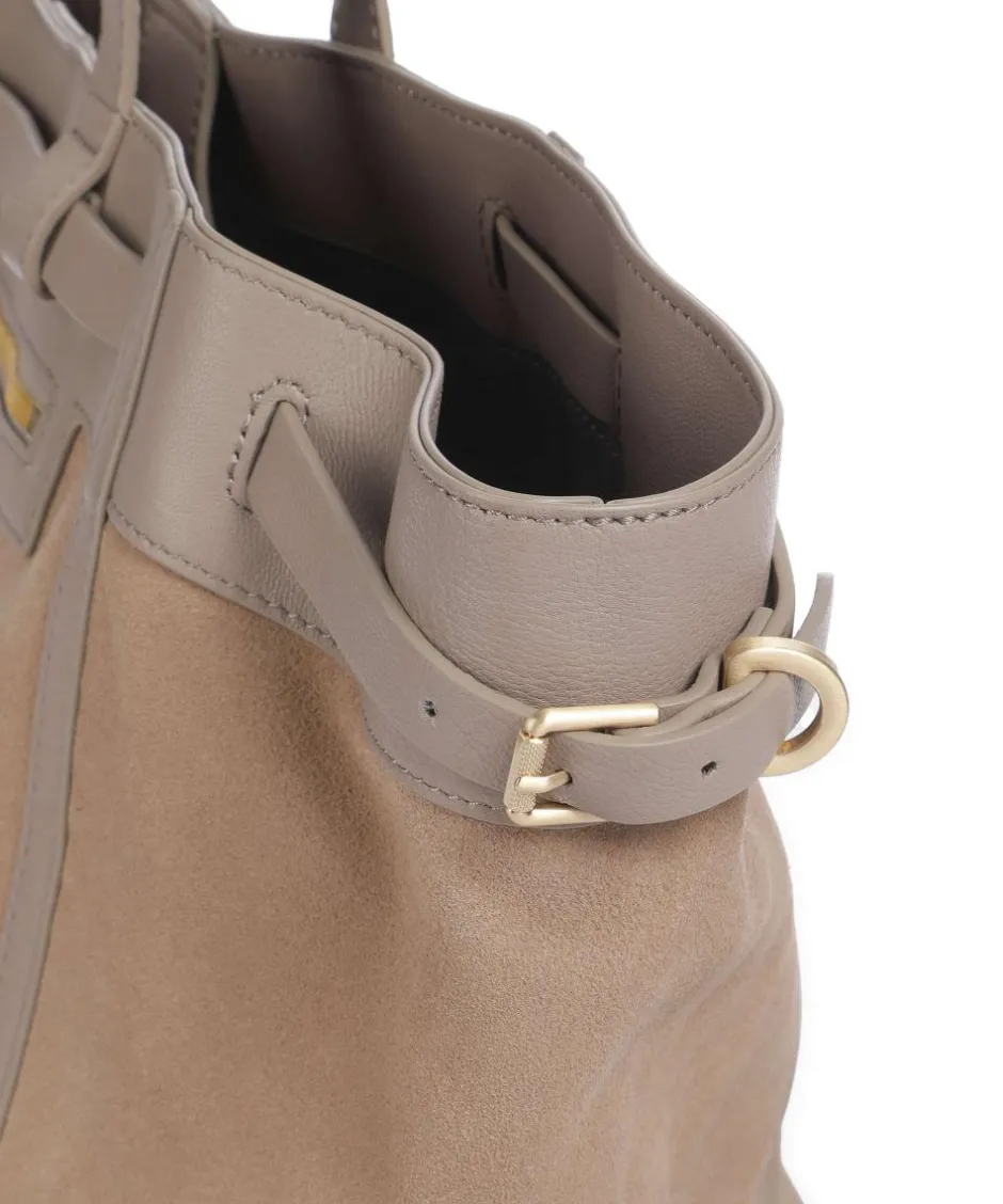 Les Visionnaires Tote Bags-Felicia Cozy Tote bag brushed leather