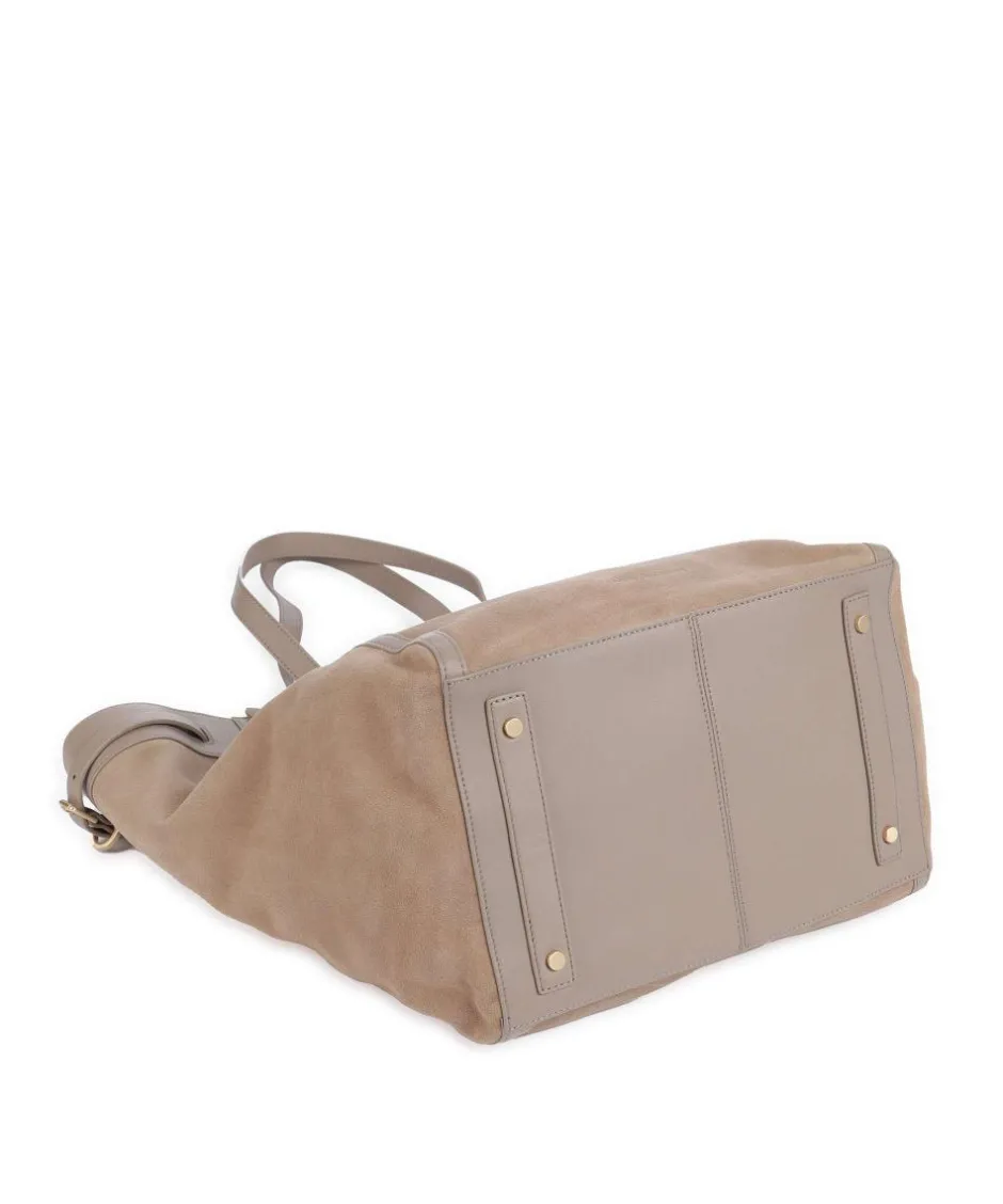 Les Visionnaires Tote Bags-Felicia Cozy Tote bag brushed leather