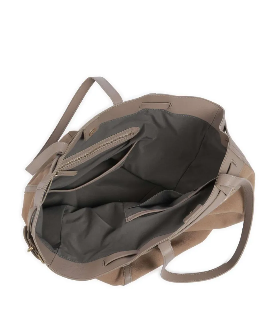 Les Visionnaires Tote Bags-Felicia Cozy Tote bag brushed leather