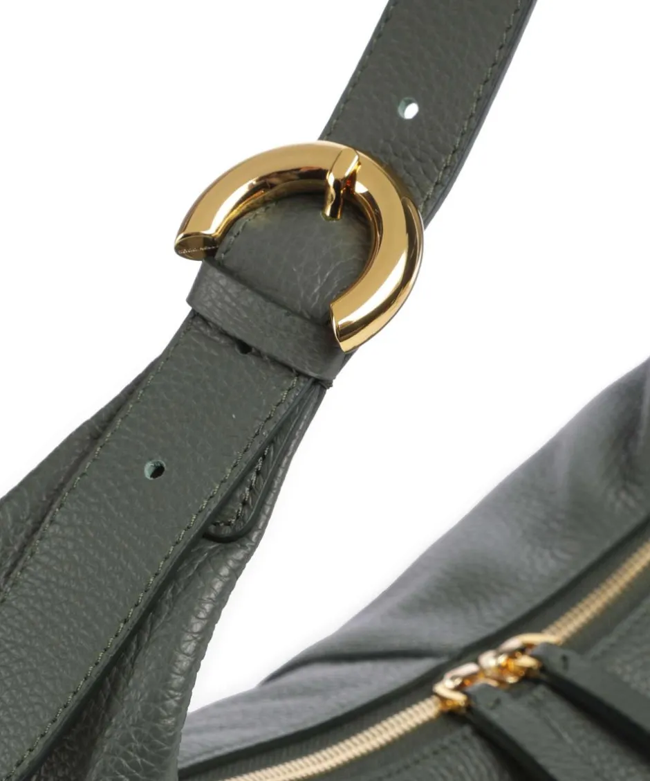 Coccinelle Shoulder Bags|Hobo Bags-Fernanda Hobo bag grained cow leather