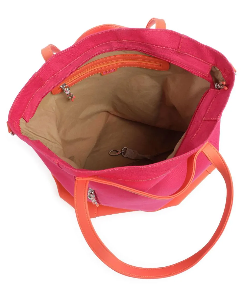 Zwei Tote Bags-Fiorella FI200 Tote bag imitation leather, canvas