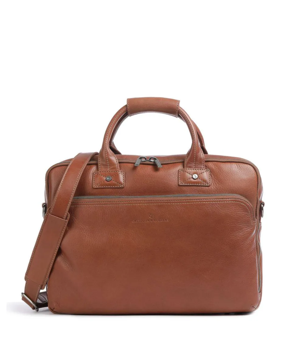 Castelijn & Beerens Business- & Laptop Bags-Firenze Briefcase 15″ grained leather