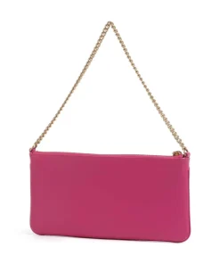 Pinko Clutch & Evening Bags|Shoulder Bags-Flat Horizontal Shoulder bag fine grain cow leather