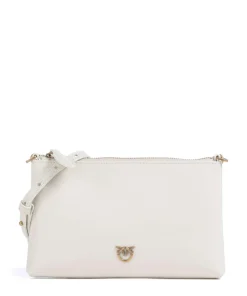 Pinko Clutch & Evening Bags|Crossbody Bags-Flat Mini Crossbody bag calfskin