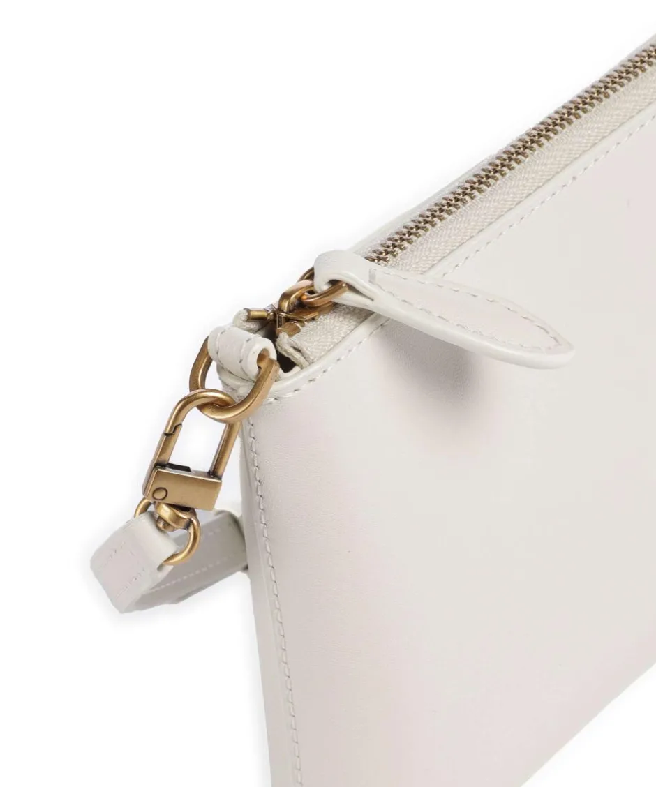 Pinko Clutch & Evening Bags|Crossbody Bags-Flat Mini Crossbody bag calfskin