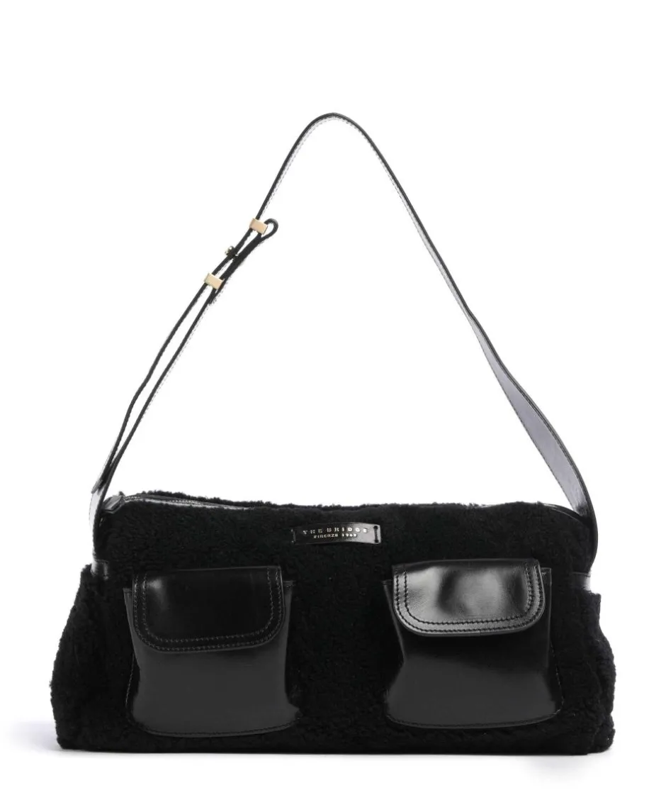 The Bridge Shoulder Bags-Flora Wow Shoulder bag fur, fine grain cow leather