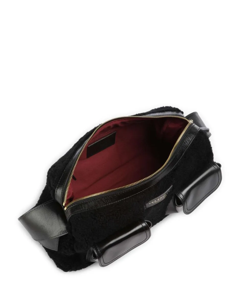 The Bridge Shoulder Bags-Flora Wow Shoulder bag fur, fine grain cow leather