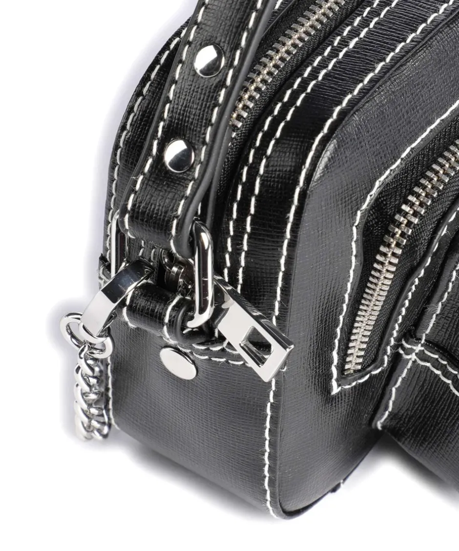 Núnoo Handbags|Crossbody Bags-Florence Helena Crossbody bag fine grain leather