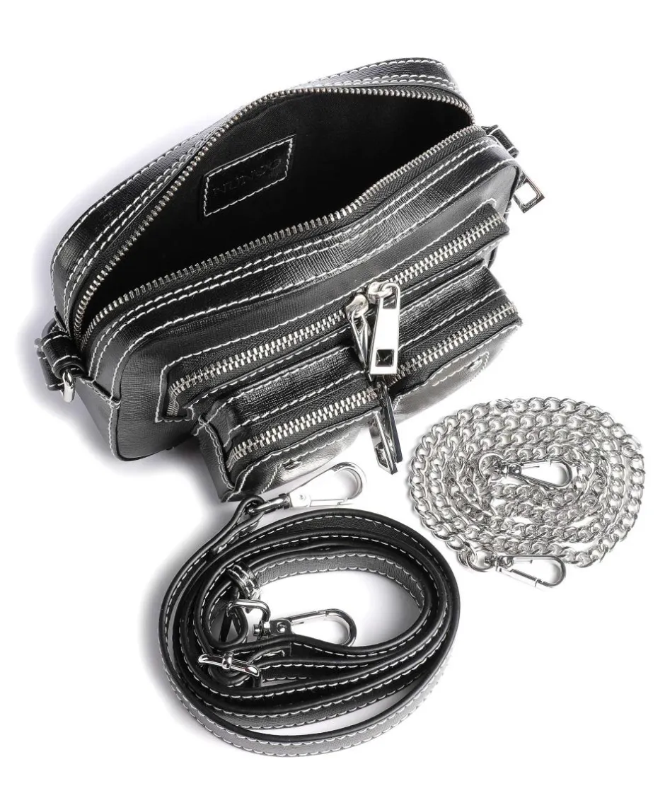 Núnoo Handbags|Crossbody Bags-Florence Helena Crossbody bag fine grain leather