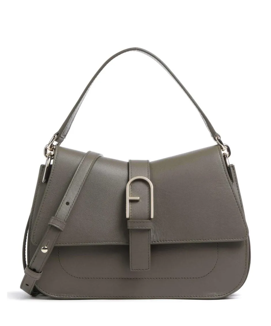 Furla Shoulder Bags|Handbags-Flow M Handbag fine grain leather