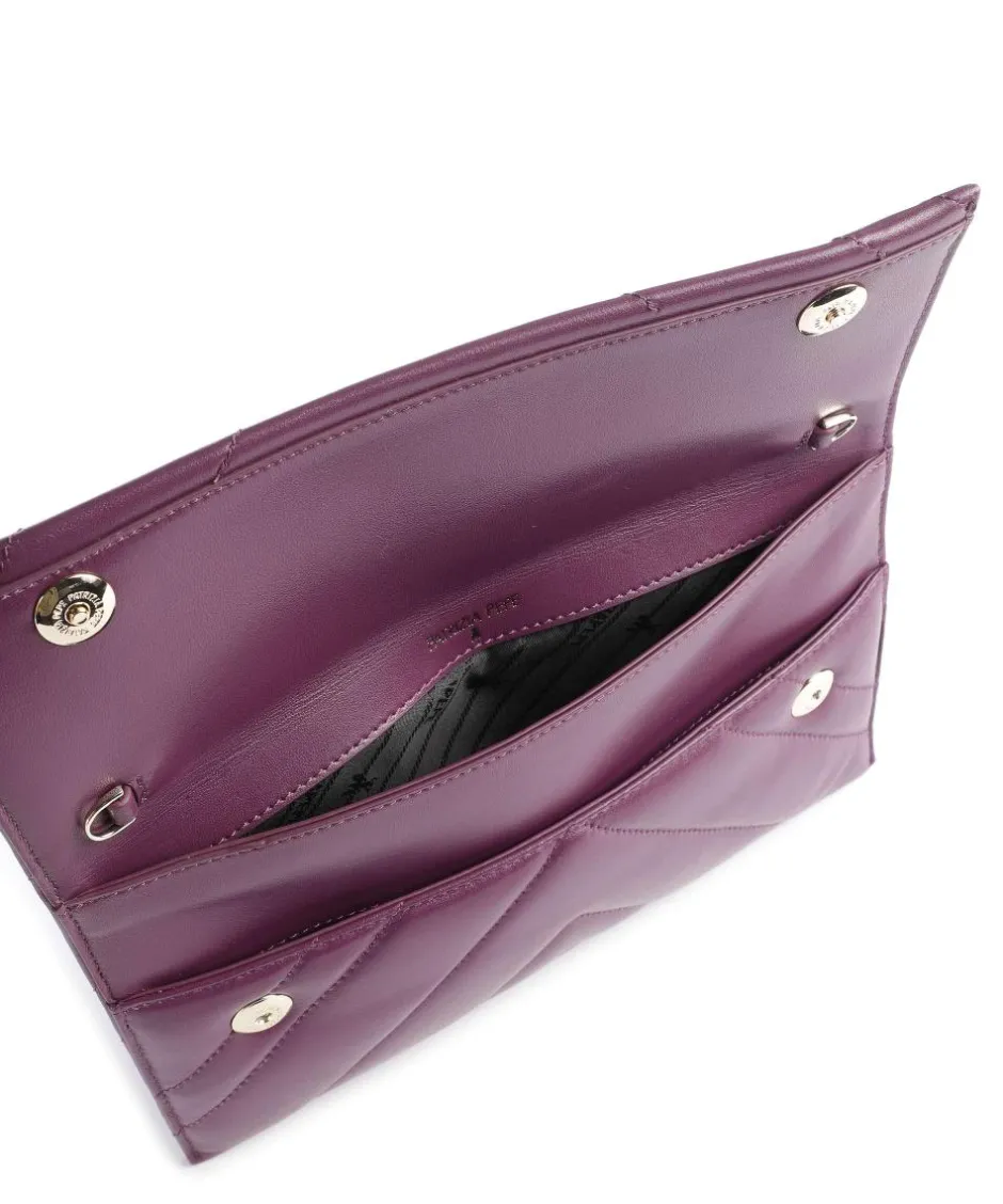 Patrizia Pepe Clutch & Evening Bags|Crossbody Bags-Fly Quilted Crossbody bag goatskin leather
