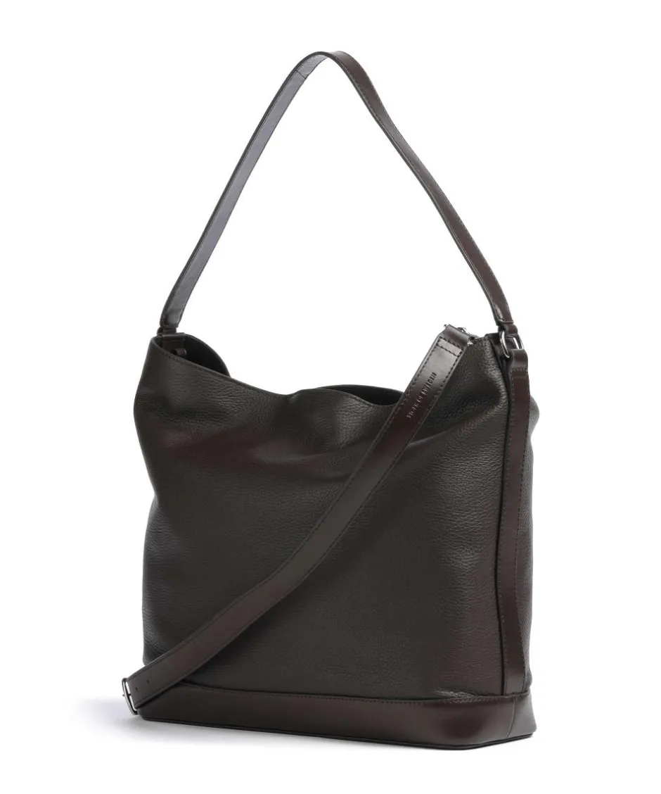 Tiger of Sweden Shoulder Bags|Hobo Bags-Foru Hobo bag grained cow leather