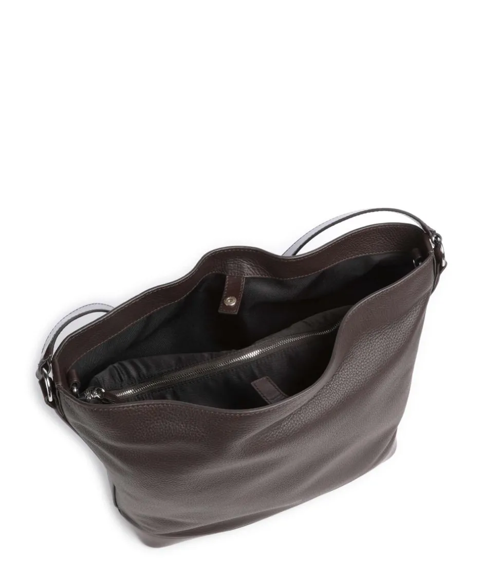 Tiger of Sweden Shoulder Bags|Hobo Bags-Foru Hobo bag grained cow leather