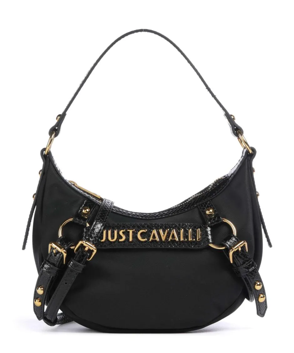 Just Cavalli Shoulder Bags|Crossbody Bags-Foulard Cage Shoulder bag nylon