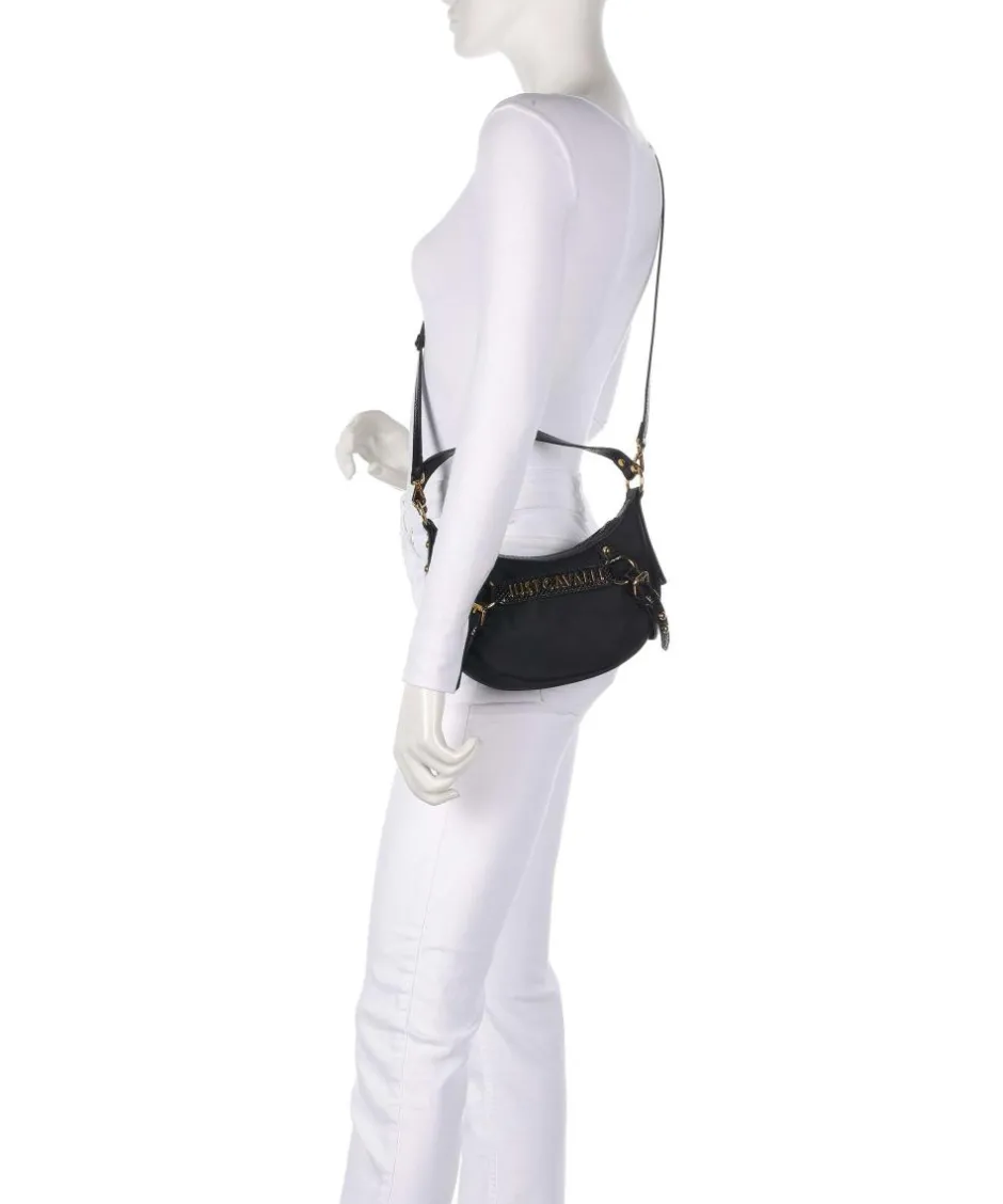 Just Cavalli Shoulder Bags|Crossbody Bags-Foulard Cage Shoulder bag nylon