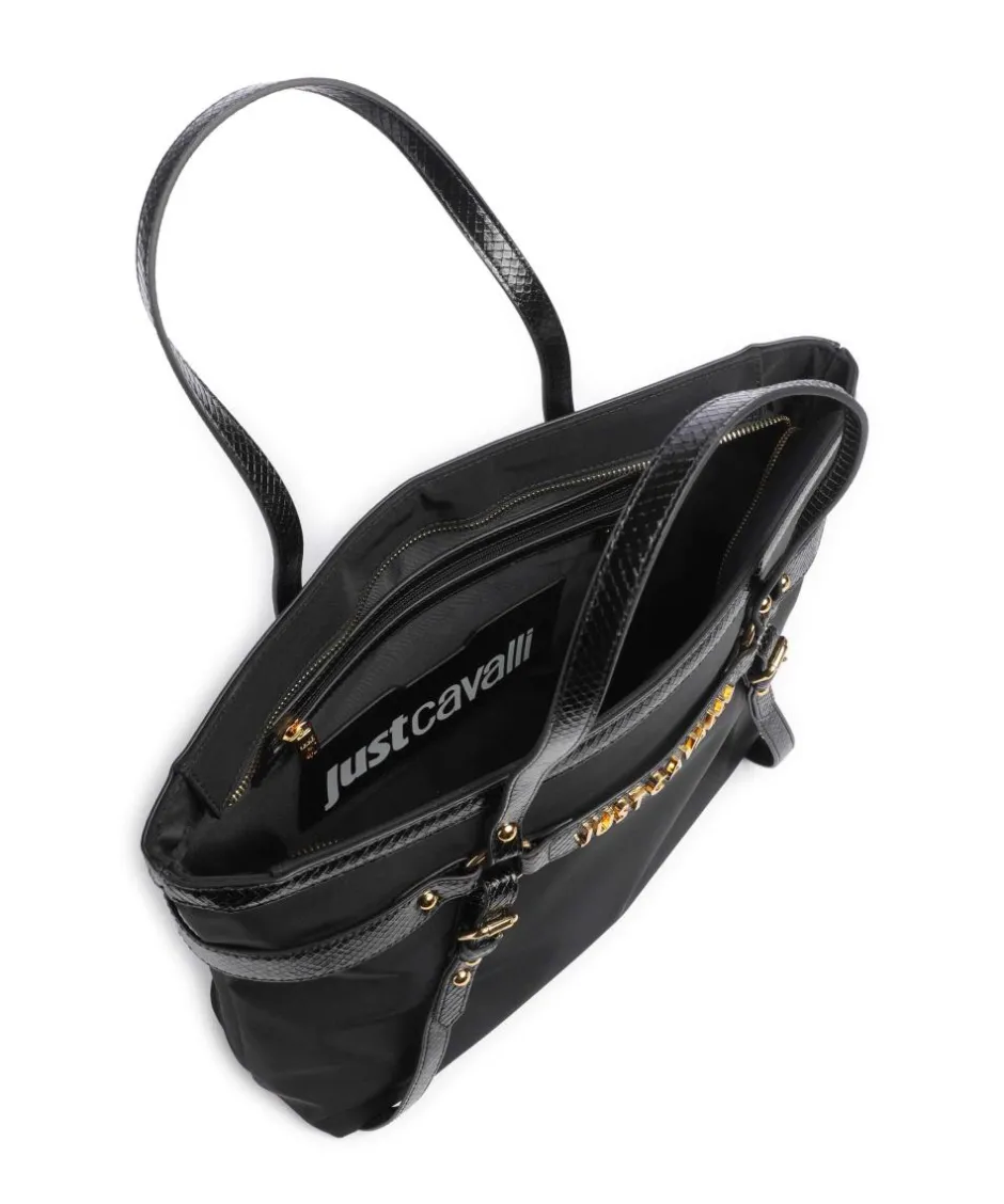 Just Cavalli Tote Bags-Foulard Cage Tote bag nylon