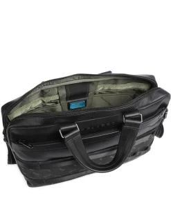Piquadro Business- & Laptop Bags-FXP Briefcase 15″ fine grain cow leather