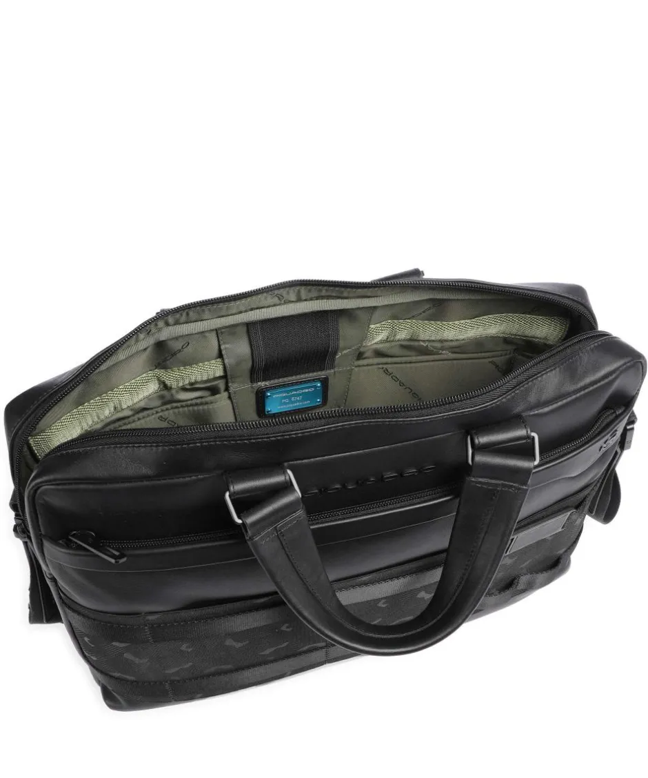 Piquadro Business- & Laptop Bags-FXP Briefcase 15″ fine grain cow leather