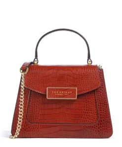 The Bridge Handbags|Crossbody Bags-Ginevra Wow Crossbody bag embossed cow leather
