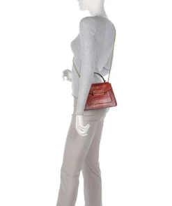 The Bridge Handbags|Crossbody Bags-Ginevra Wow Crossbody bag embossed cow leather