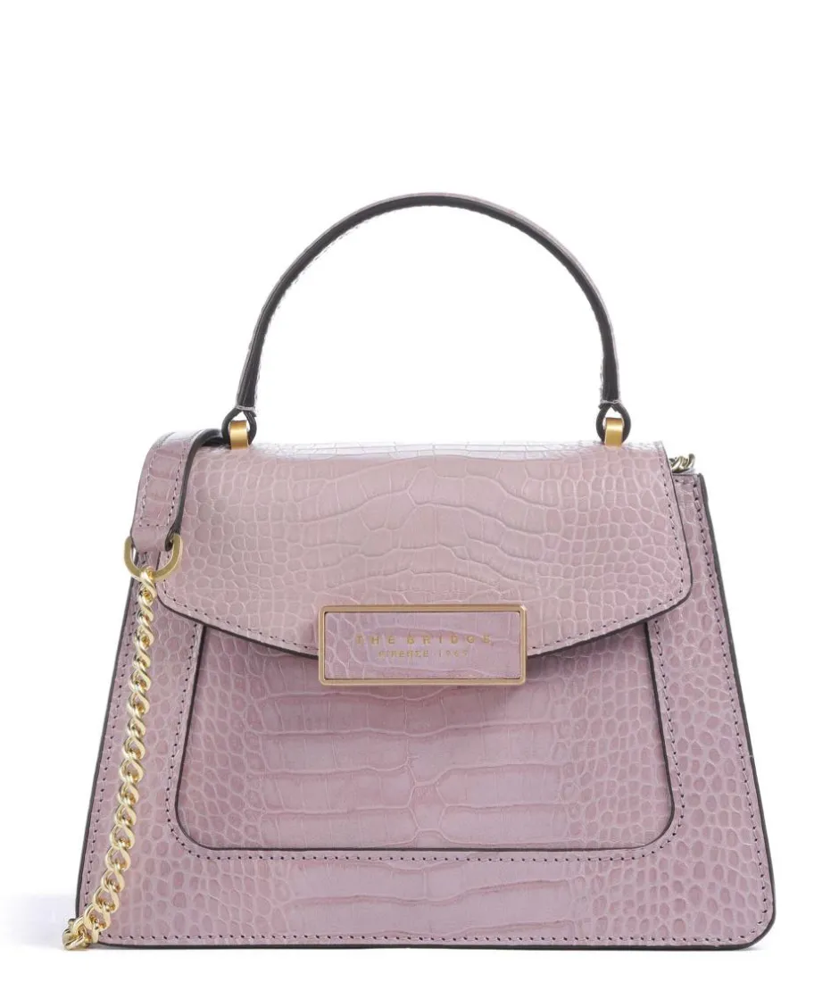 The Bridge Handbags|Crossbody Bags-Ginevra Wow Crossbody bag embossed cow leather