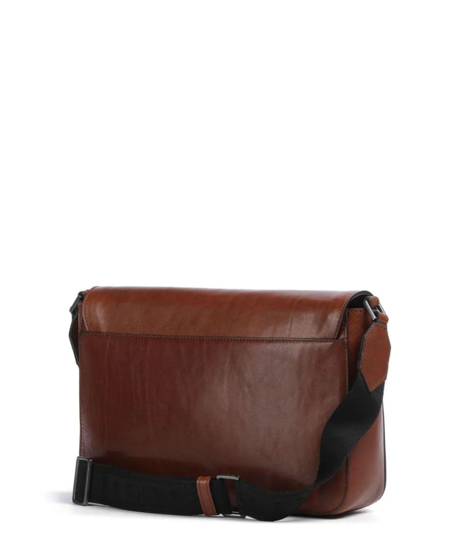 The Bridge Business- & Laptop Bags|Crossbody Bags-Giulio Messenger bag fine grain cow leather