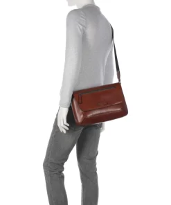 The Bridge Business- & Laptop Bags|Crossbody Bags-Giulio Messenger bag fine grain cow leather