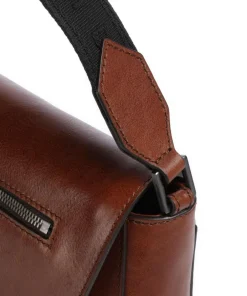 The Bridge Business- & Laptop Bags|Crossbody Bags-Giulio Messenger bag fine grain cow leather