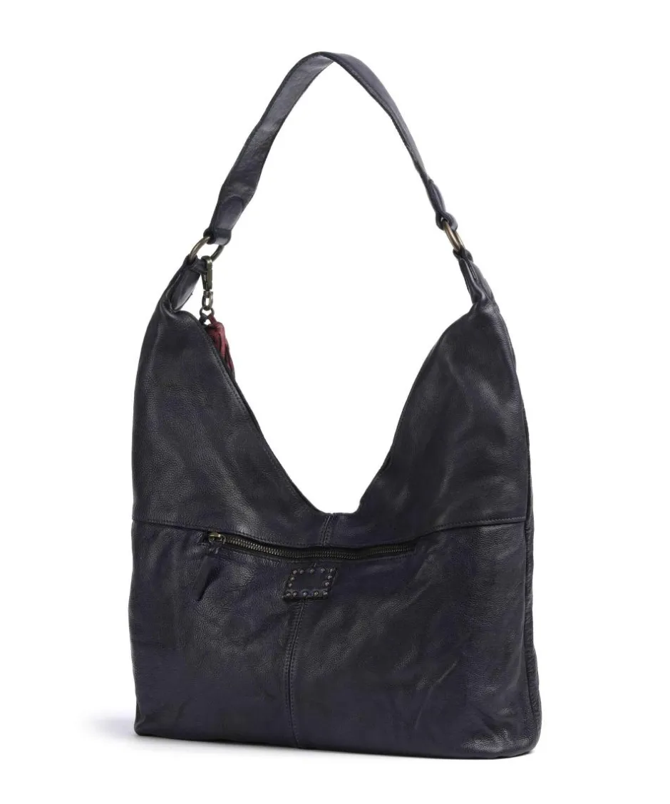 Taschendieb Wien Shoulder Bags|Hobo Bags-Glücksbrücke 4 Hobo bag grained cow leather