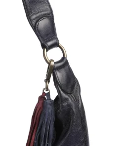 Taschendieb Wien Shoulder Bags|Hobo Bags-Glücksbrücke 4 Hobo bag grained cow leather