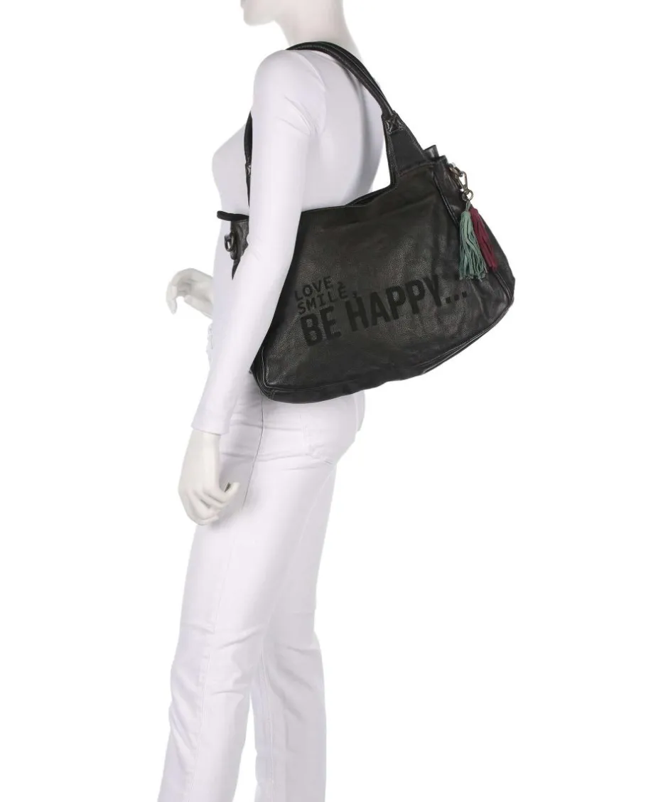 Taschendieb Wien Shoulder Bags-Glücksbrücke 3 Shoulder bag grained cow leather