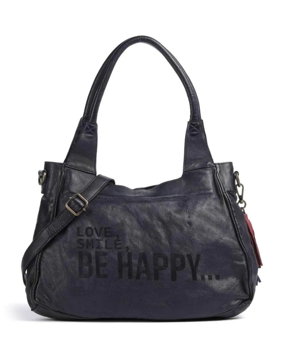 Taschendieb Wien Shoulder Bags-Glücksbrücke 3 Shoulder bag grained cow leather